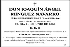 Joaquín Ángel Mínguez Navarro